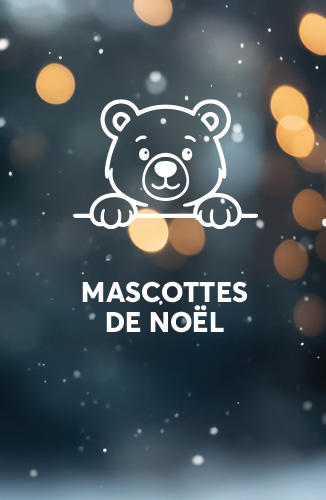 Profitez des mascottes dans votre centre commercial les portes du futur à Chasseneuil pour Noël