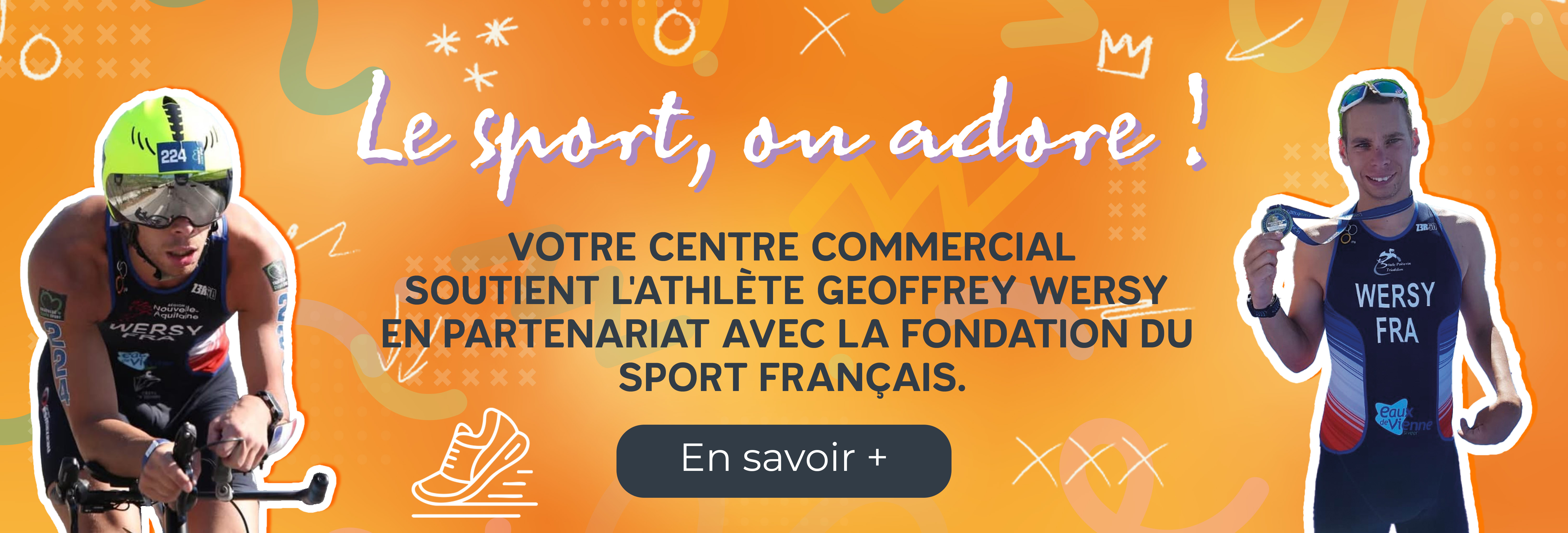 Bannière le sport on adore Geoffrey wersy