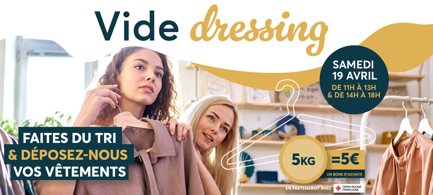 Vide dressing solidaire samedi 19 avril