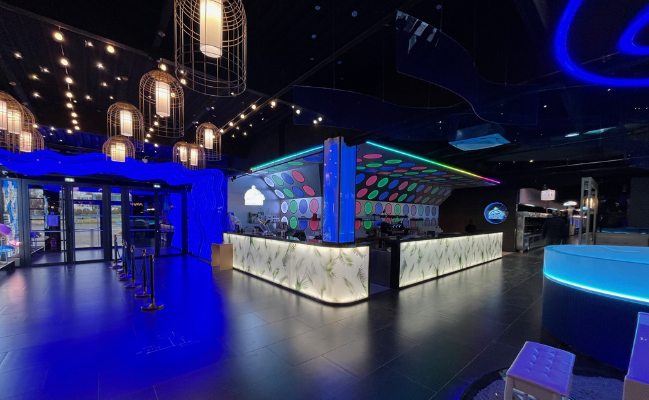 Entrée du restaurant Atlantic situé à Chasseneuil