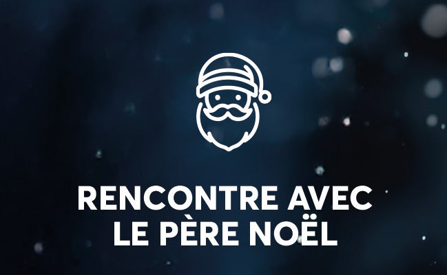 Venez rencontrer le Père Noël dans votre centre commercial les portes du futur à Chasseneuil pour Noël