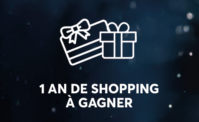 1 an de shopping à gagner dans votre centre commercial les portes du futur à Chasseneuil pour Noël