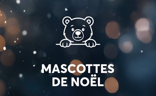 Profitez des mascottes de Noël dans votre centre commercial les portes du futur à Chasseneuil pour Noël