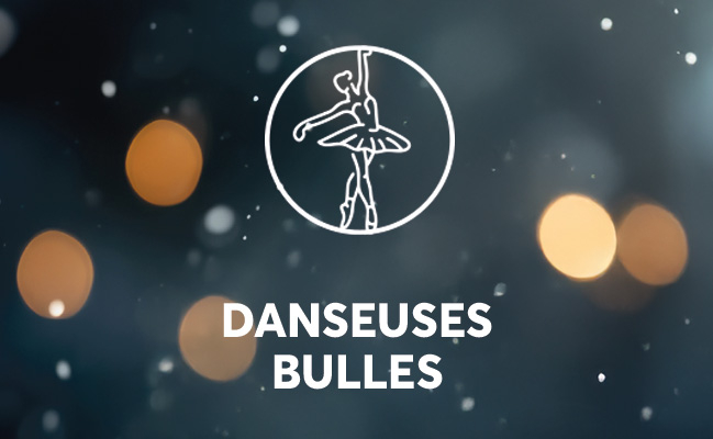 Profitez d'un spectacle de danseuses bulles dans votre centre commercial les portes du futur à Chasseneuil pour Noël
