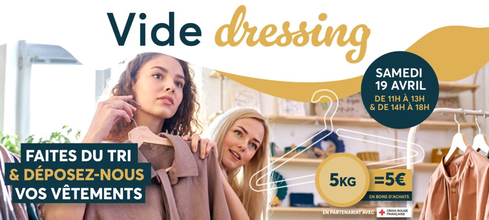 Vide dressing solidaire samedi 19 avril